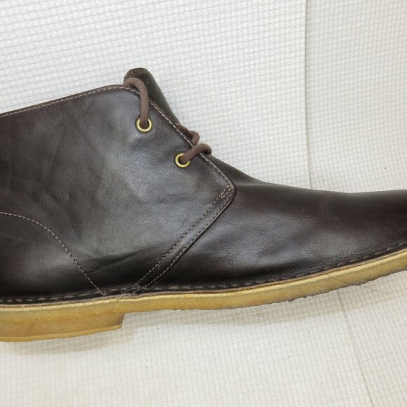 UGG Chukka Boots Leighton 3275 Leather Chocolate Brown Mens 10.5